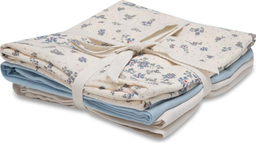 Bora Muslin Cloth 3-pack - Sprinkles Hearts Off White - Onesize