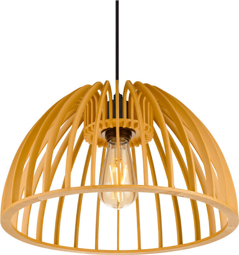 Wud Pendel Half Round Matt Natural