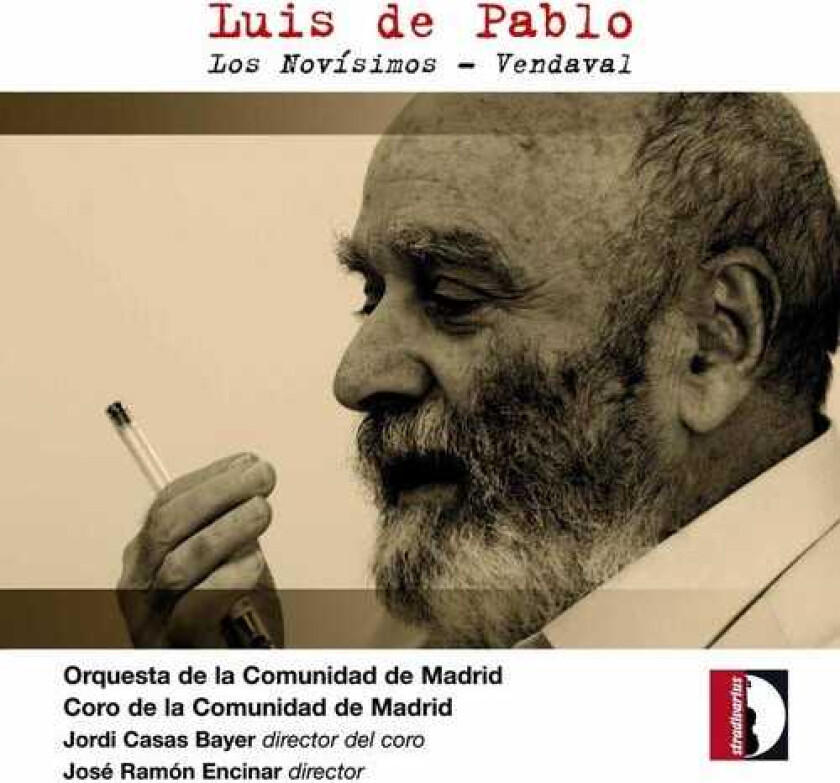 De Pablo, Chorus Of The Comunidad Madrid, LUIS DE PABLO Novisimos & Vendava CD