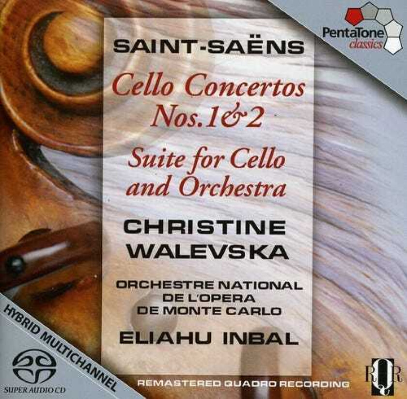 Christine Walevska, Camille SaintSaëns Cello Ctos 1 & 2 / Suite For Cello & Orch CD