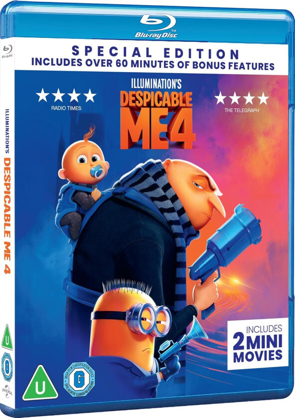 Despicable Me 4 / Grusomme Meg 4 Bluray