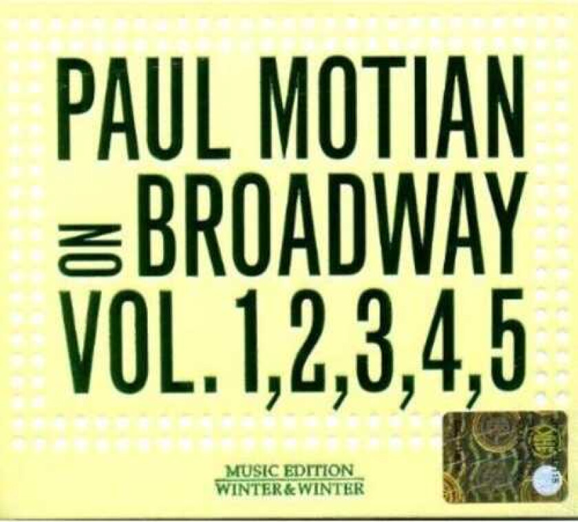 Paul Motian On Broadway 1 & 2 & 3 & 4 & 5 CD
