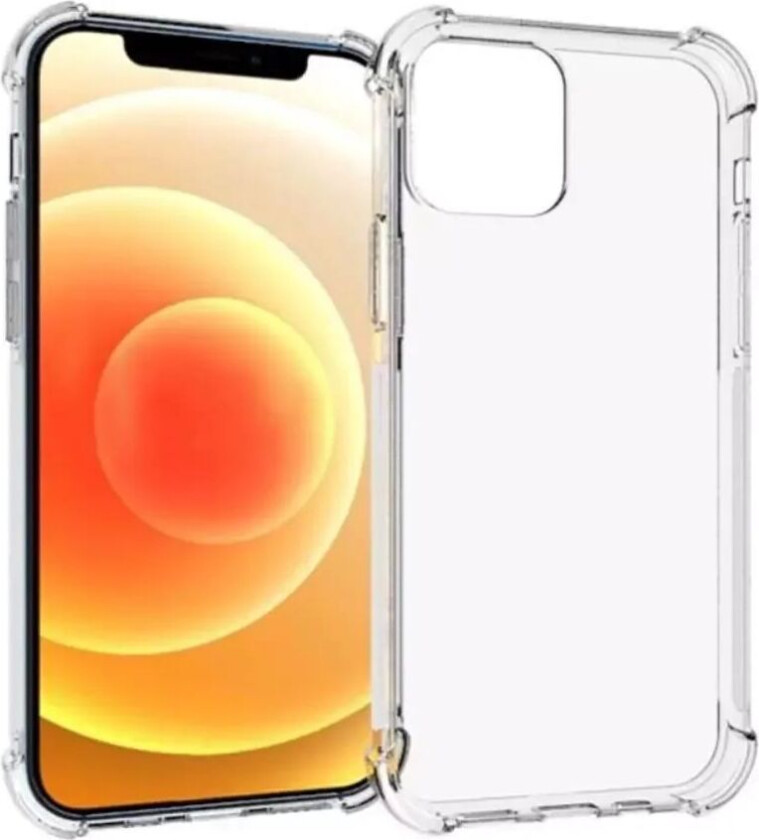 iPhone 13 Shock-Proof Fleksibel Plastikk Deksel - Gjennomsiktig