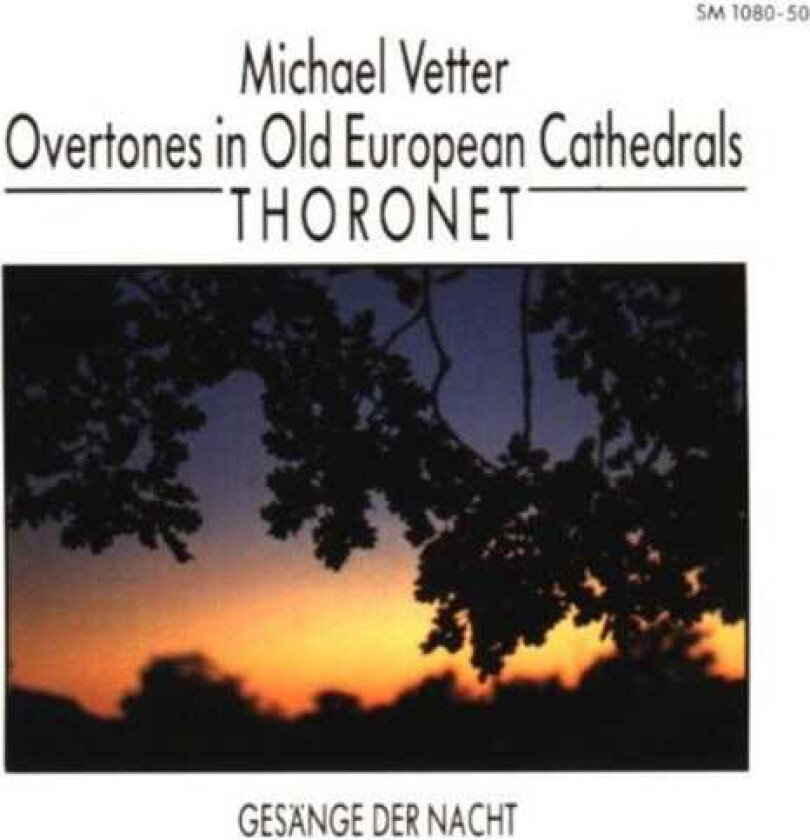 Michael Vetter Vetter: Overtones In Old European Cathedrals CD