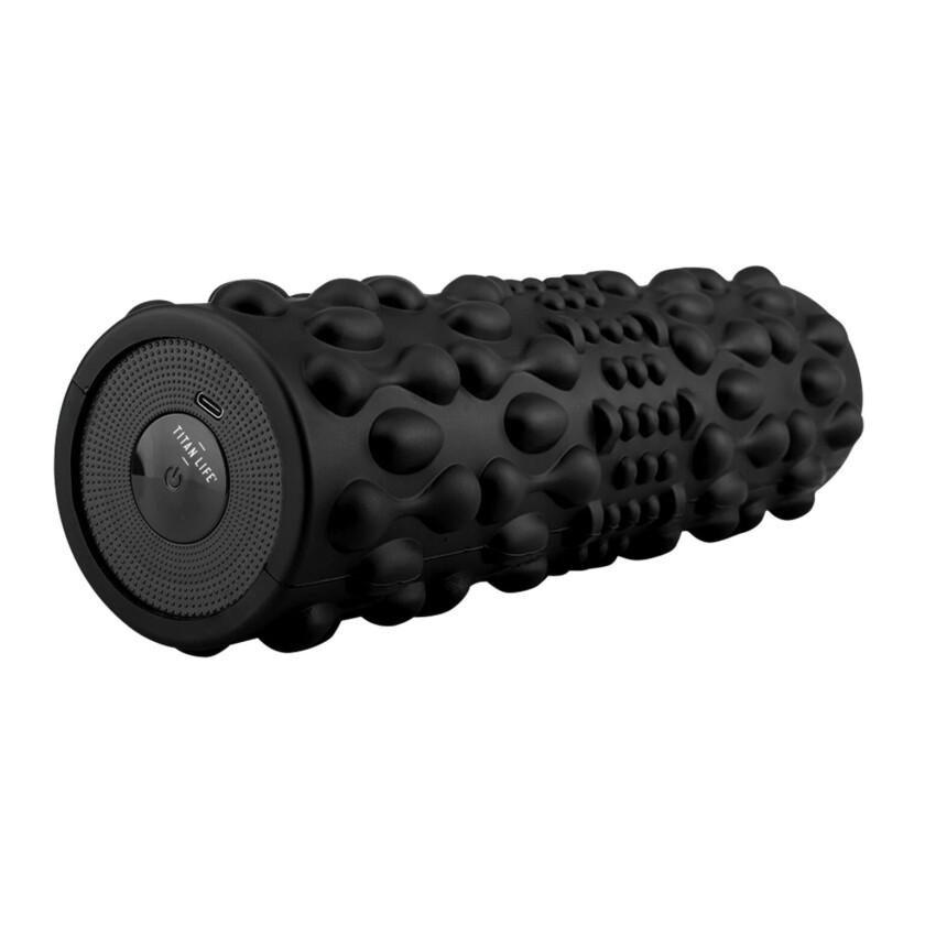 Titan Vibrating Massage Roller, vibrerende massasjerulle BLACK