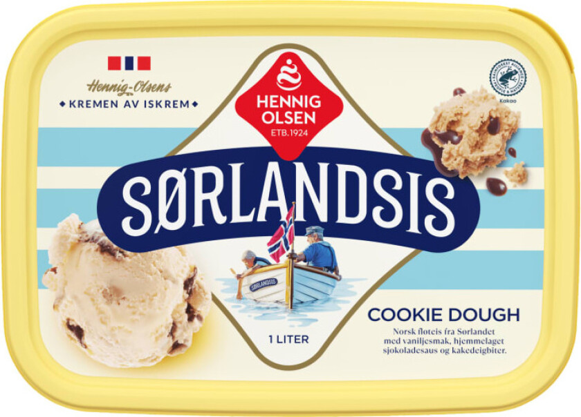 Sørlandsis Cookie Dough 1l