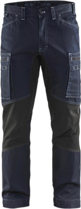 Servicebukser stretch, denim