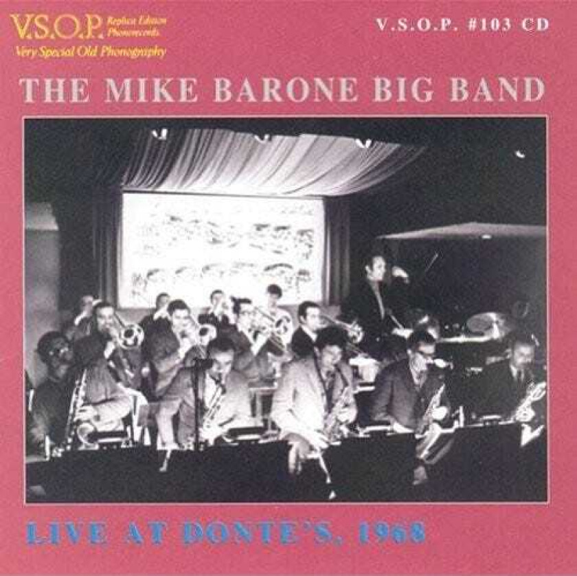 Mike Barone Live At Donte's 1968 CD