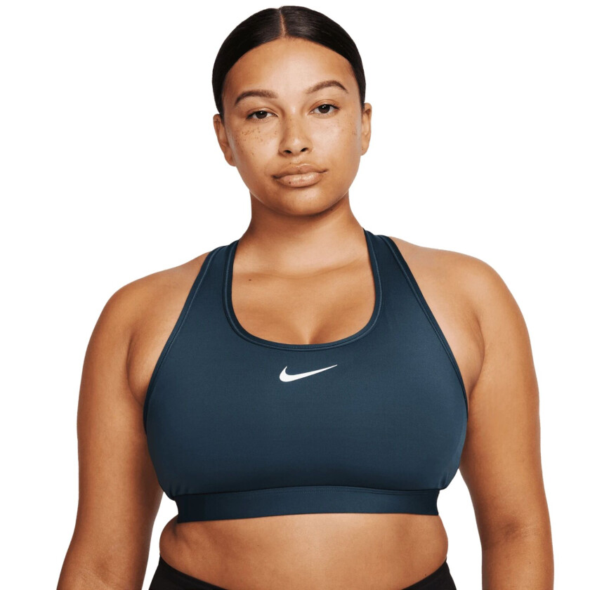 Swoosh Medium Sports Bra, sports-BH, dame Deep Jungle/white