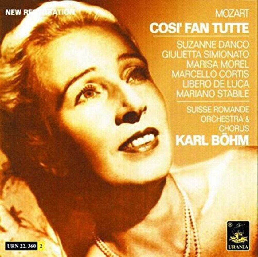 Karl B Hm, Giulietta Simionato, Les Choeurs De La Suisse Romande, Libero De Luca, Marcello Cortis, Mariano Stabile, Marisa Morel, Suzanne Danco Cosi Fan Tutte CD