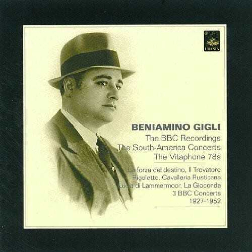 Diverse Artister Beniamino Gigli: Bbc Recordings CD