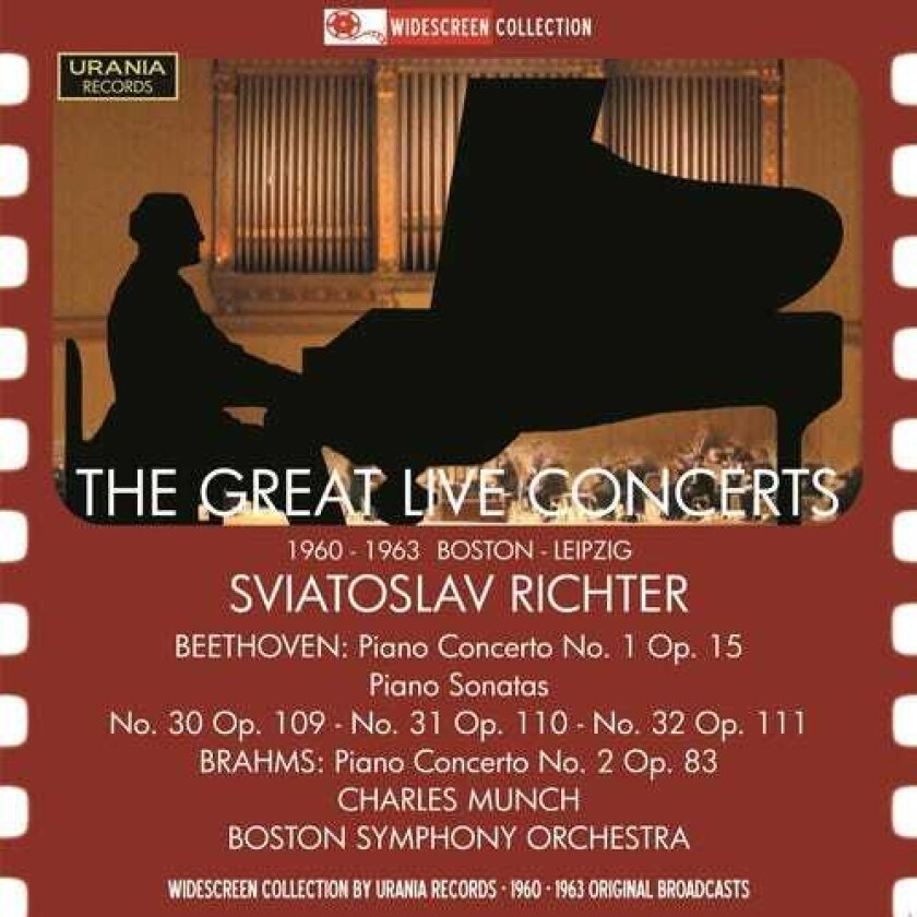 Johannes Brahms, Sviatoslav Richter Great Live Concertos CD