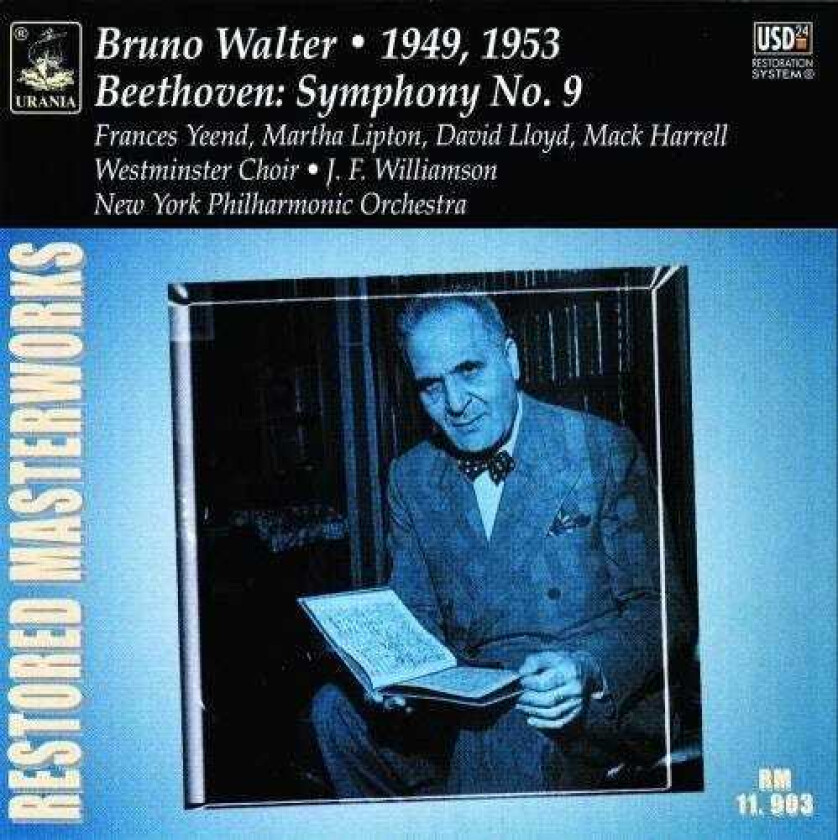Bruno Walter Symphony 9 CD