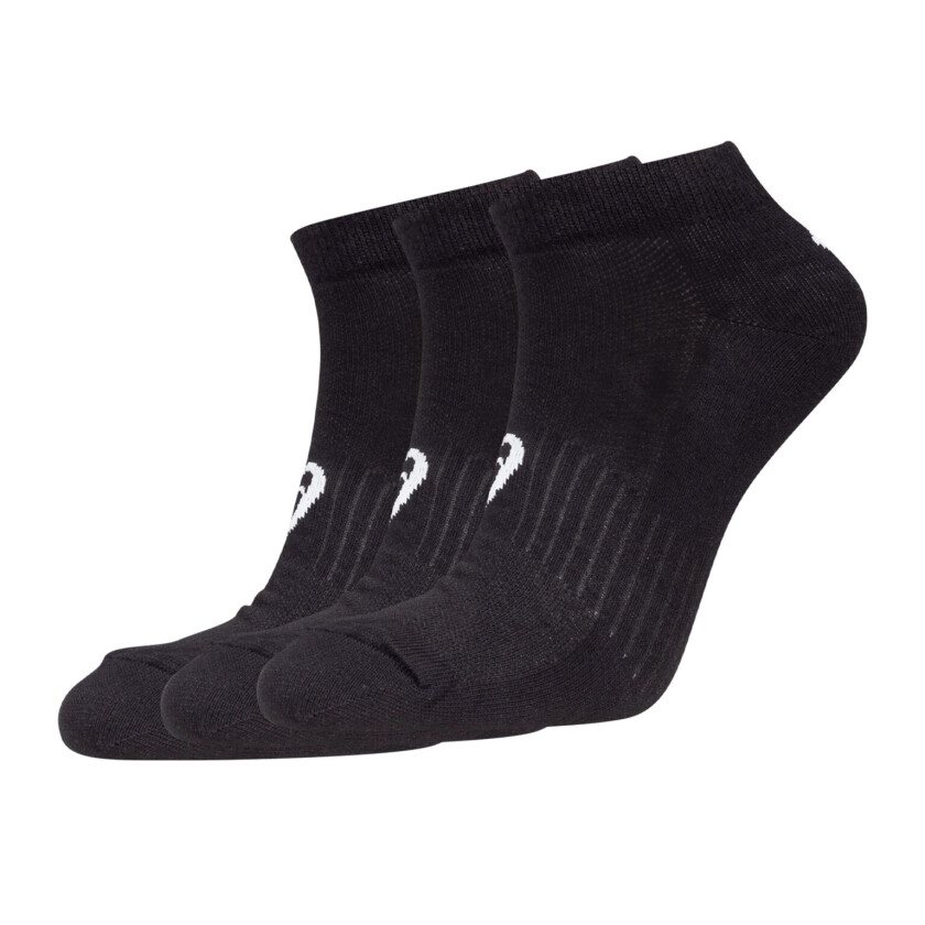 Asics 3PPK Ped Socks, ankelsokker, unisex BLACK