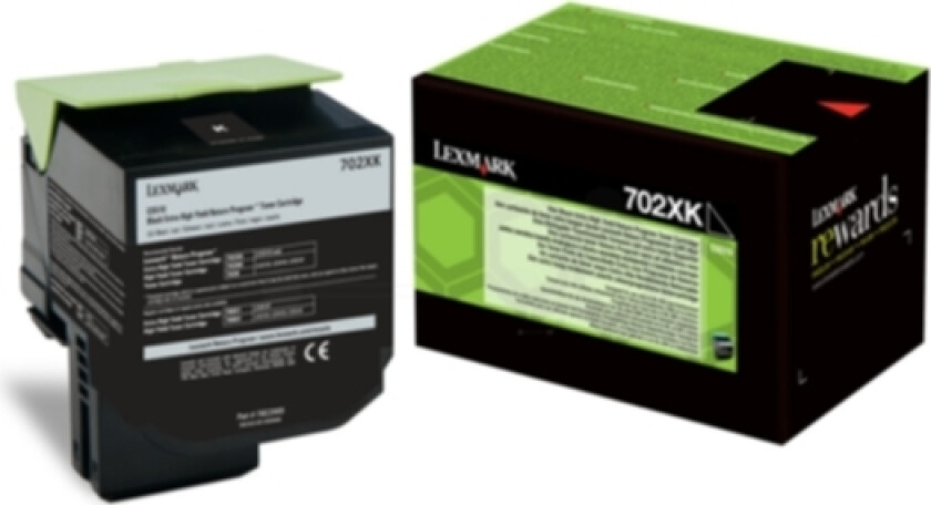 702XK Toner Svart