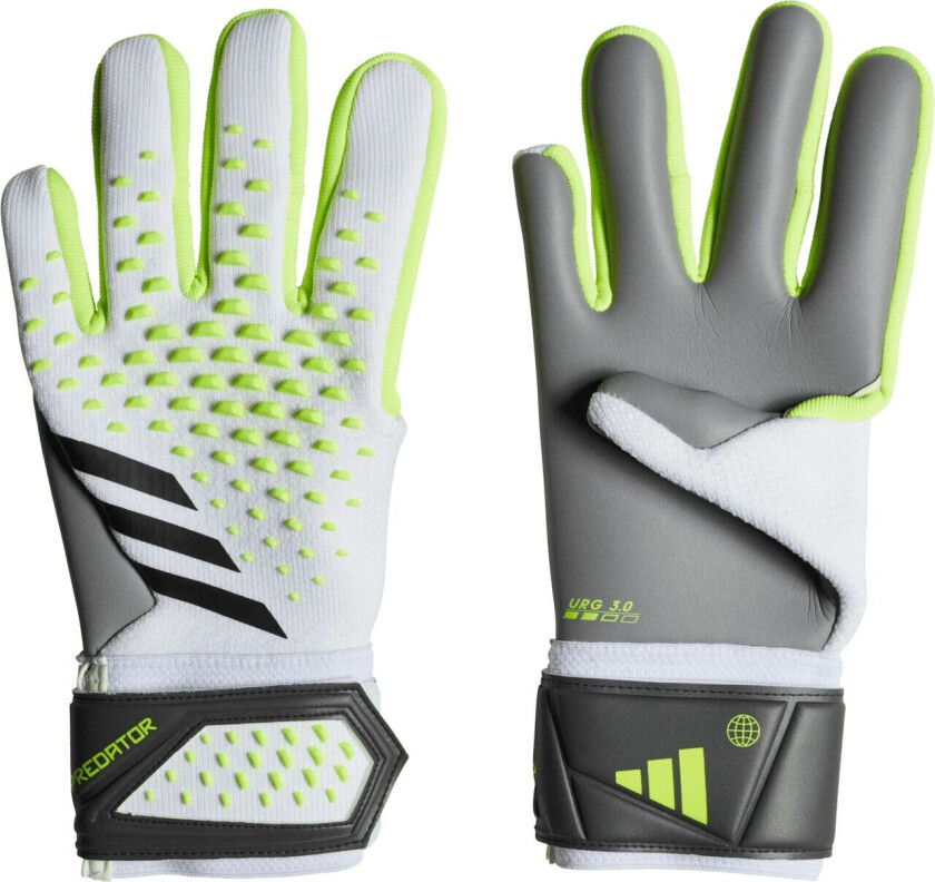 adidas Predator Glove League, keeperhansker unisex White/lucid Lemon/bl