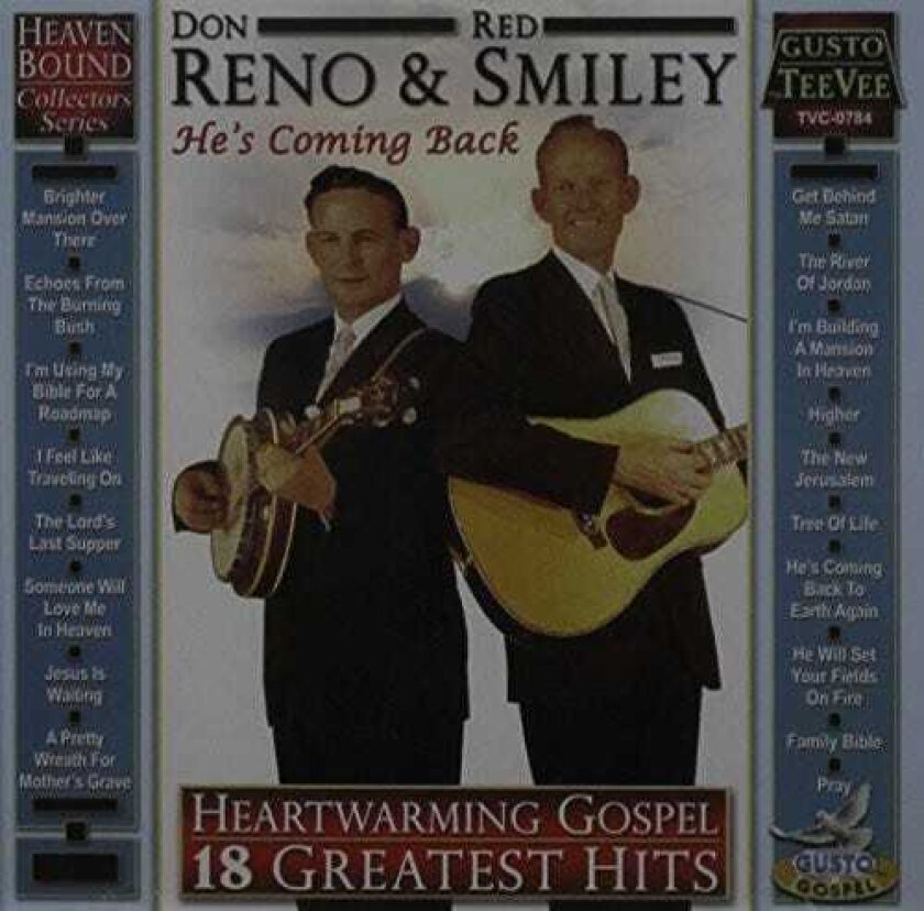 Don Reno Heartwarming Gospel: 18 Greatest Hits CD