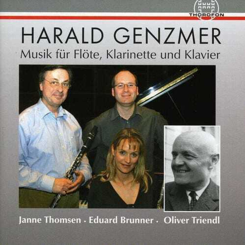 Oliver Triendl, Eduard Brunner, Jan Thomsen, Harald Genzmer Works For Flute Clarinet & Piano CD