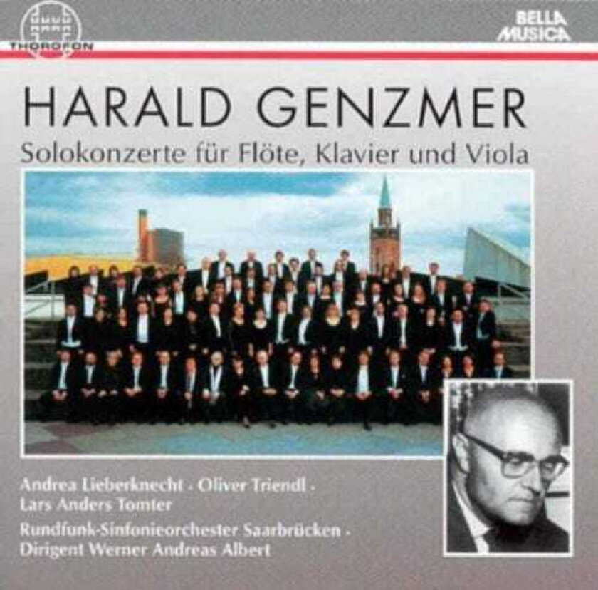 Werner Andreas Albert, Andrea Lieberknecht, Lars Anders Tomter, Oliver Triendl, Harald Genzmer Solo Concertos CD