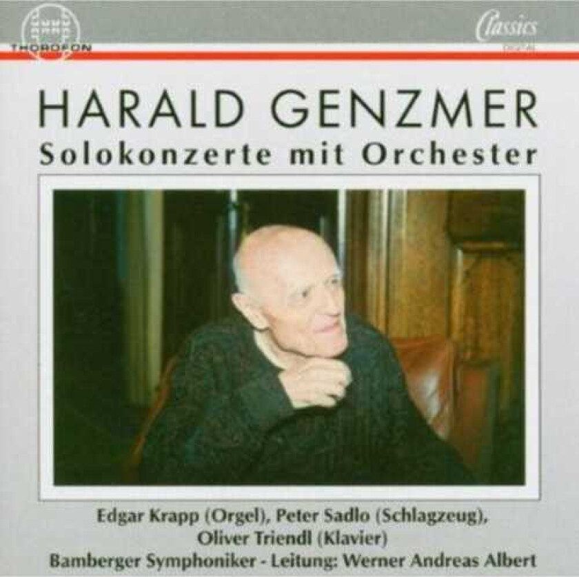 Werner Andreas Albert, Harald Genzmer Solo Concert For Orch CD