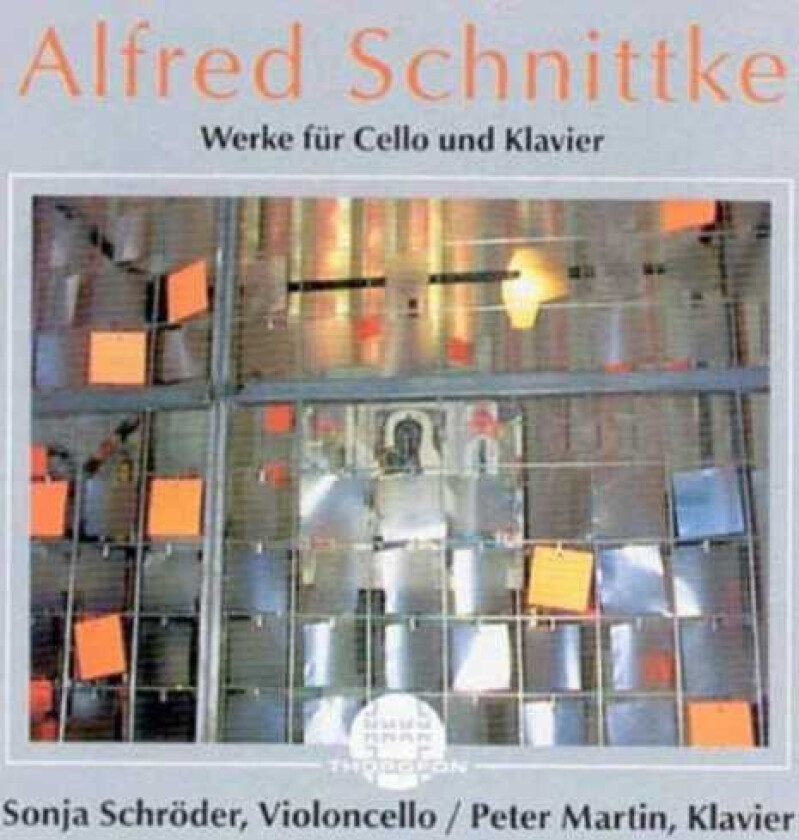 Sonja Schr Der, Alfred Schnittke Works For Cello & Piano CD