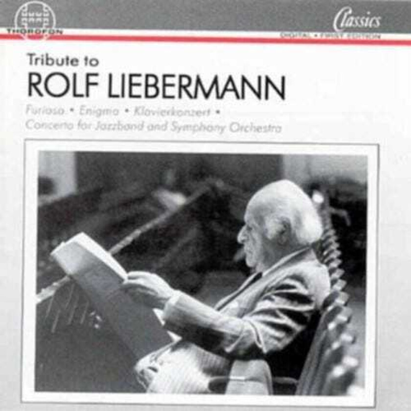 Rolf Liebermann, Massimiliano Damerini Furioso For Orchestra / Piano Concerto CD