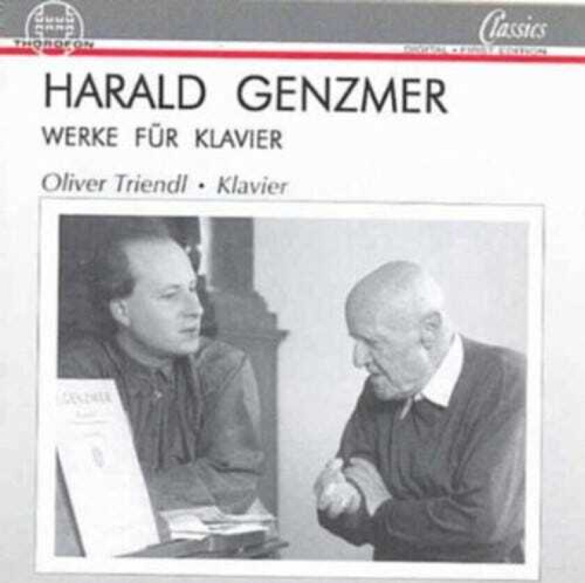 H. Genzmer, Oliver Triendl, Harald Genzmer Piano Works CD