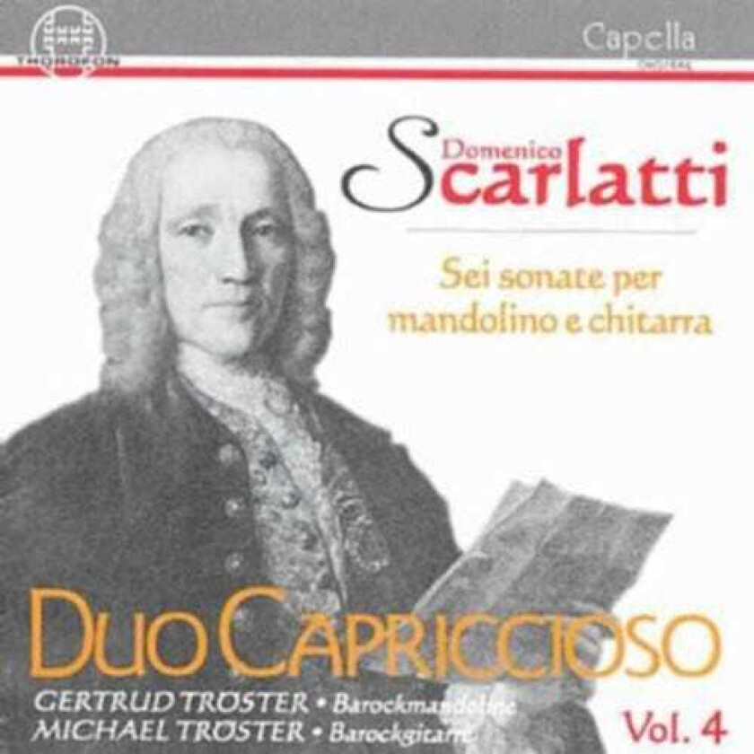 Duo Capriccioso, Domenico Scarlatti 6 Sonatas For Mandolin & Guitar CD