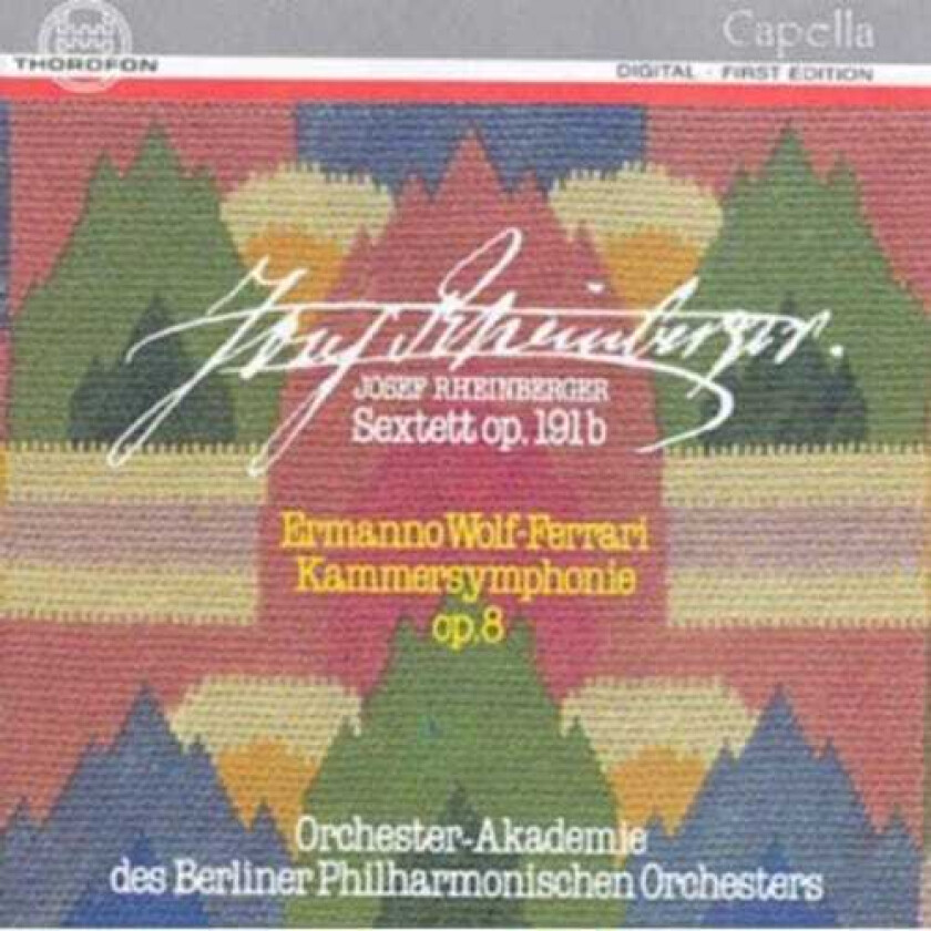 Rheinberger, Horst Gobel Sextet / Sinfonia Da Camera CD