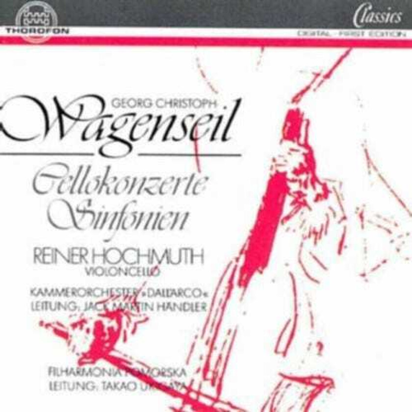 Takao Ukigaya, Reiner Hochmuth, Georg Christoph Wagenseil Cello Concertos & Sinfonias CD