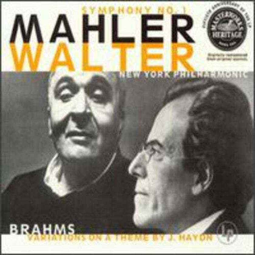 Gustav Mahler, Johannes Brahms, Walter, Nyp Symphony 1 / Variations On A Theme By Haydn CD