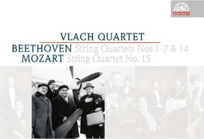 Ludwig van Beethoven, Wolfgang Amadeus Mozart, Vlach, Snitil, Kodousek Beethoven: String Quartets Nos 1 7 & 14 / Mozart CD