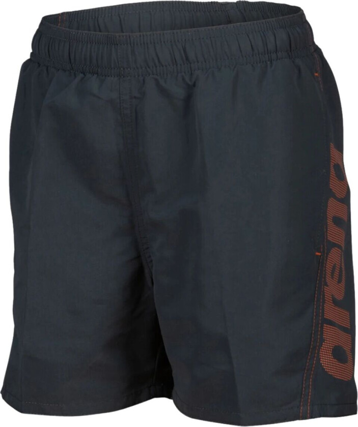 Arena Fundementals Logo Boxer, badeshorts, junior ASPHALT-NESPOLA
