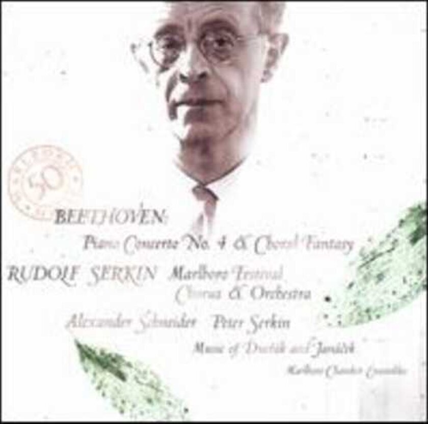 Ludwig van Beethoven, Serkin, Schneider, Marlboro Cham Ens Piano Cto 4 & Choral Fantast / Marlboro Festival CD