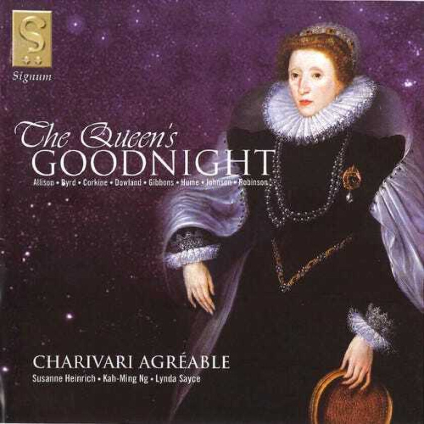 Diverse Artister, English Anonymous, Edward Johnson, Giles Farnaby, John Johnson, Orlando Gibbons, Richard Alison, Thomas Robinson, William Corkine Queen's Goodnight CD