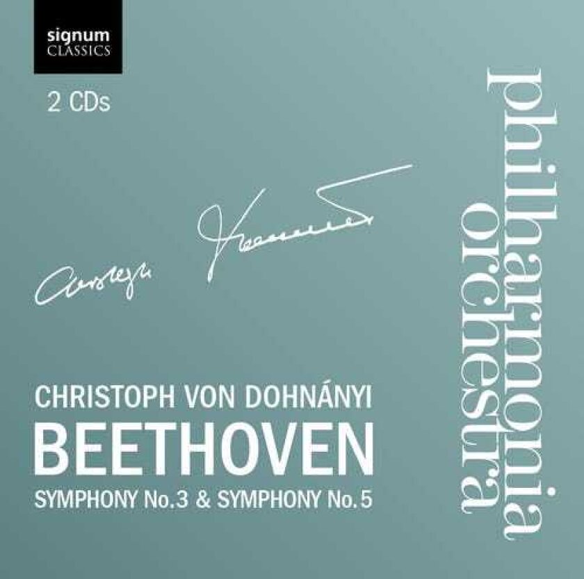 Ludwig van Beethoven Symphony 3: Eroica / Symphony 5 CD