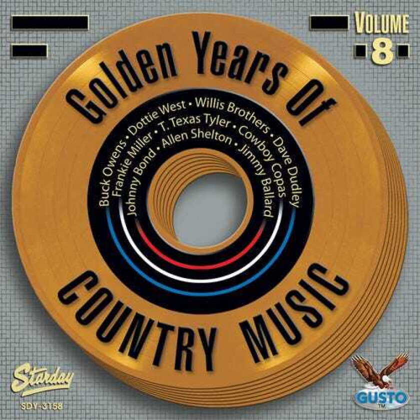 Diverse Artister Golden Memories Of Country Music 8 CD