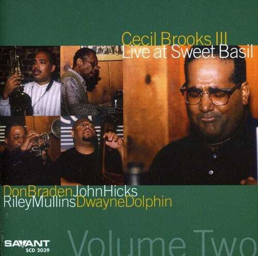 Cecil Brooks III Live At Sweet Basil 2 CD