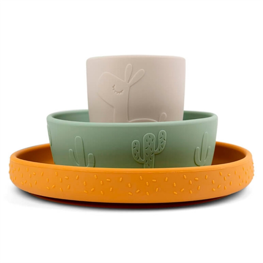 Done by deer Barneservise, Stick&Stay, 3 deler