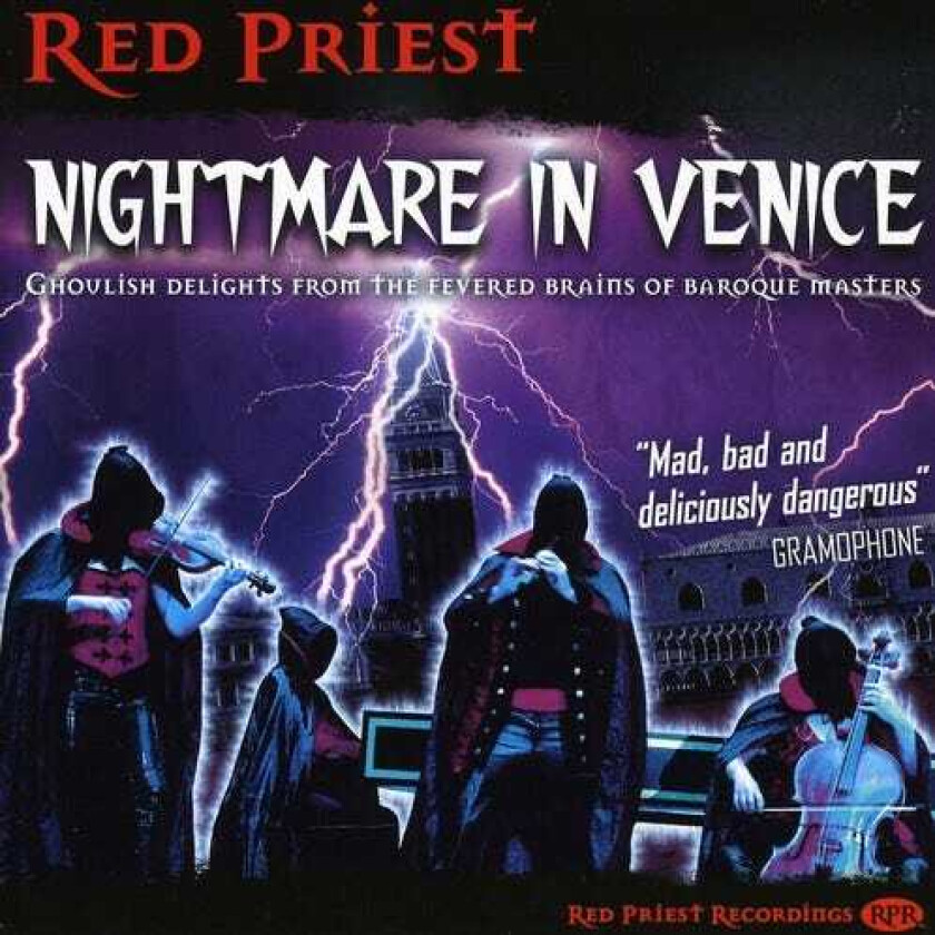 Red Priest, Angela East, Howard Beach, Julia Bishop, Peter Walmsley, Piers Adams, Tommaso Carcassi, Dario Castello, Giovanni Paolo Cima Nightmare In Venice CD