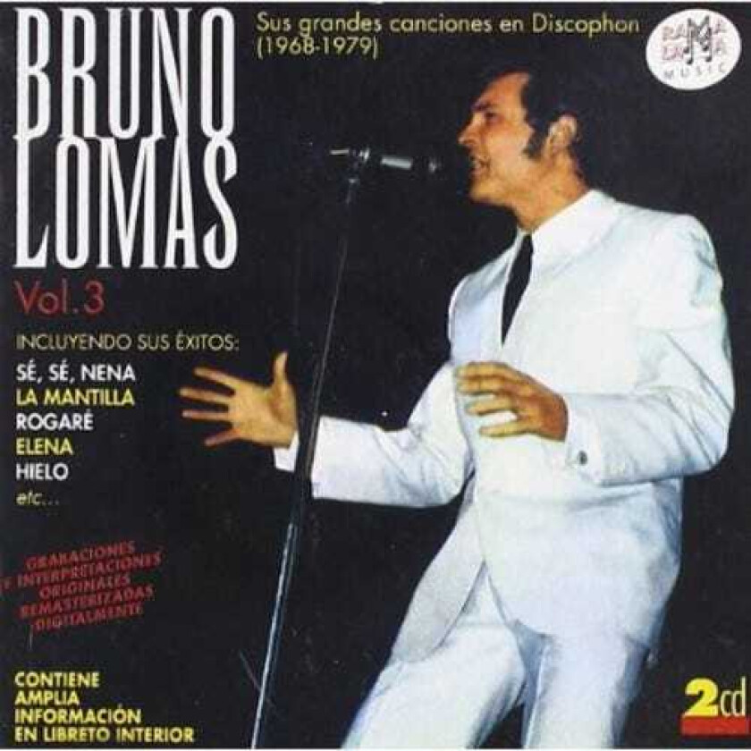Bruno Lomas Sus Grandes Grabaciones En Discophon Vol 3 CD