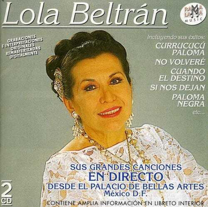 Lola Beltrán Sus Grandes Canciones En Directo CD