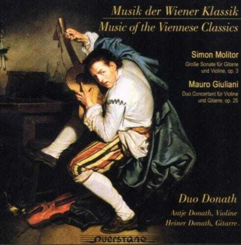 Duo Donath Viennese Music For Violin & Guitar By Molitor & CD