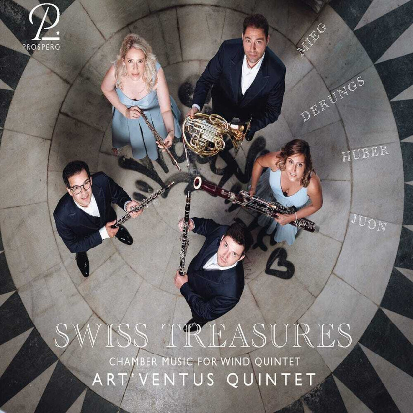 Art'ventus Quintet, Gion Antoni Derungs, Paul Huber, Paul Juon, Peter Mieg Swiss Treasures CD