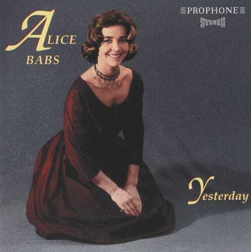 Alice Babs Yesterday CD
