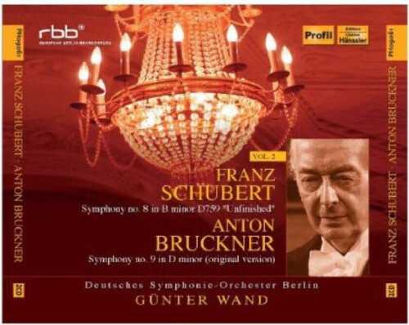 Günter Wand, Anton Bruckner, Franz Schubert Schubert Bruckner 2: Symphony No 8 & Symphony No 9 CD
