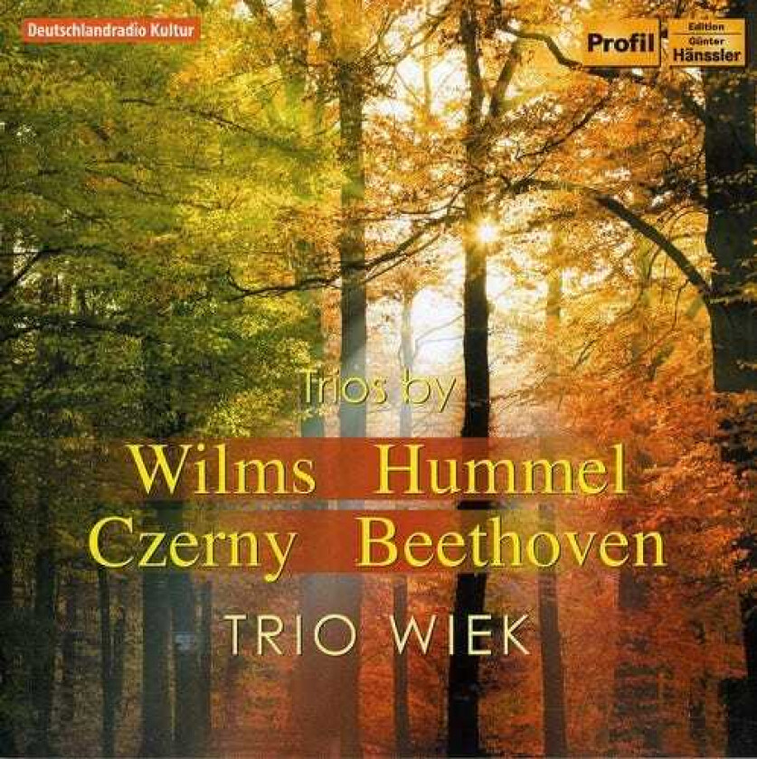 Trio Wiek Trios By Wilms & Hummel & Czuerny & Beethoven CD
