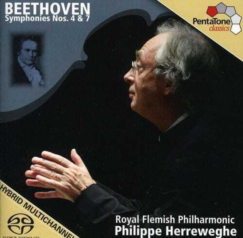 Ludwig van Beethoven Symphonies 4 & 7 CD