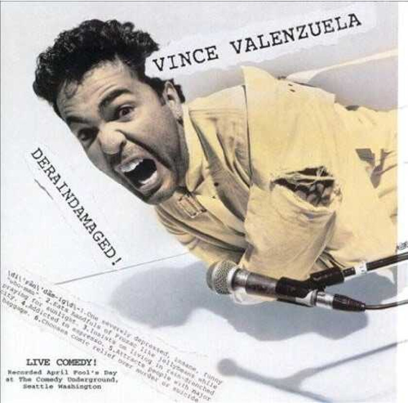 Vince Valenzuela Deraindamaged CD