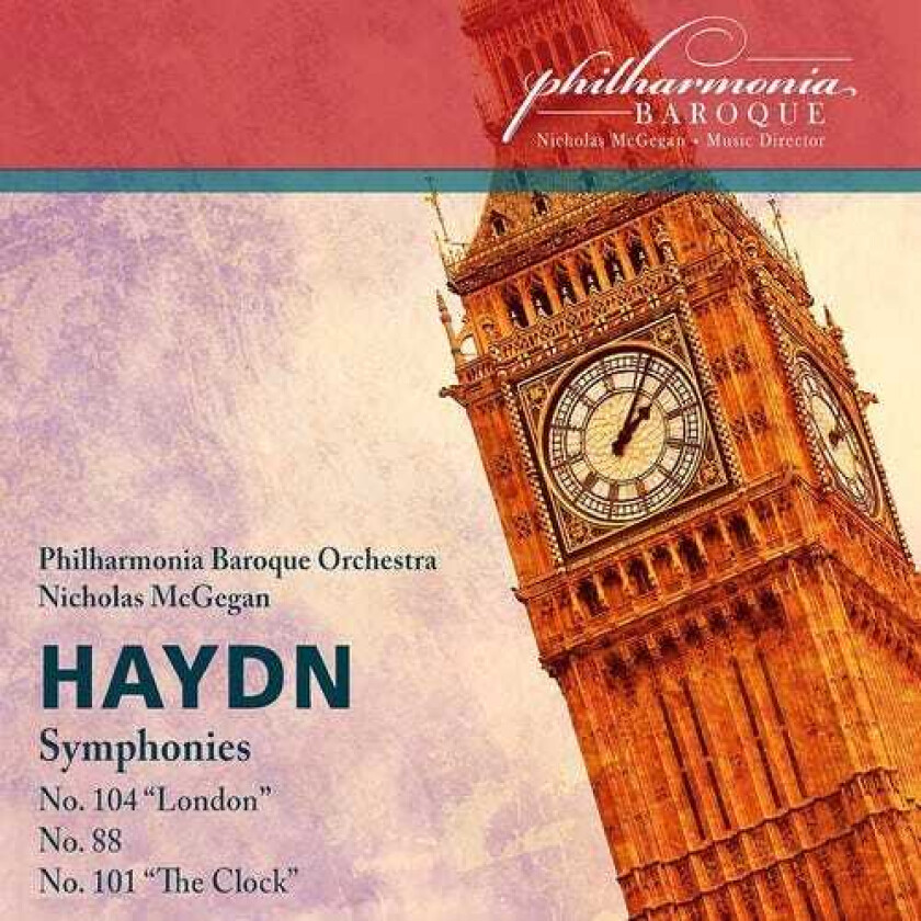 Nicholas McGegan, Franz Joseph Haydn Symphonies 88 101 & 104 CD